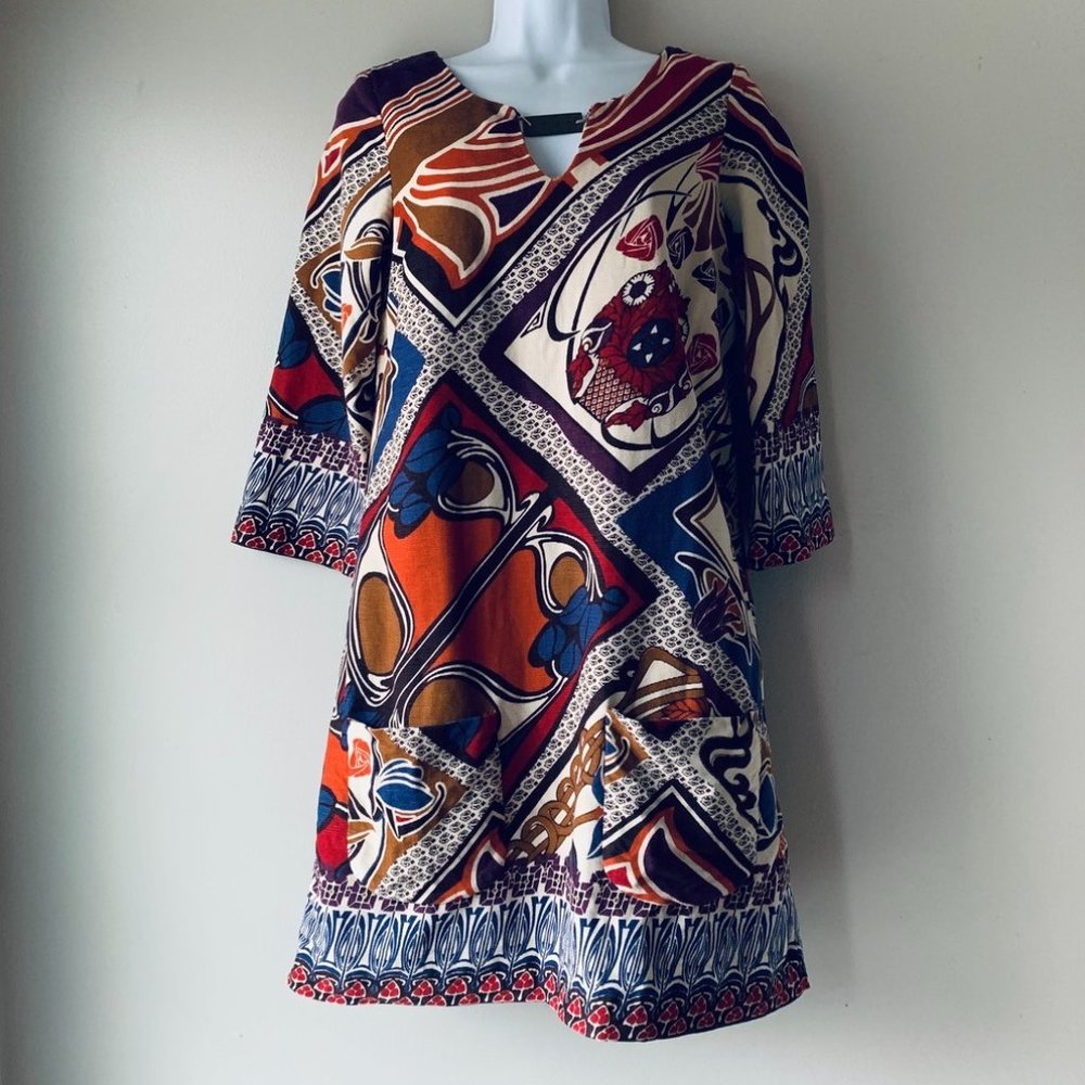 Vintage CASUAL TREND corduroy A-dress size IT42